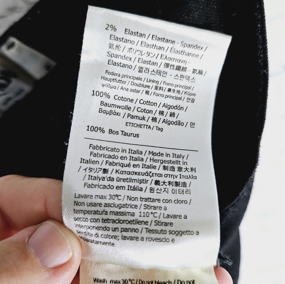 FENDI | cutoff denim embroidered monster eyes jean shorts - Picture 9 of 13